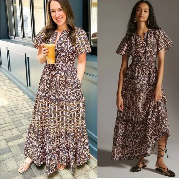 Anthropologie Multicolor Maxi Dress - Picture 5 of 15